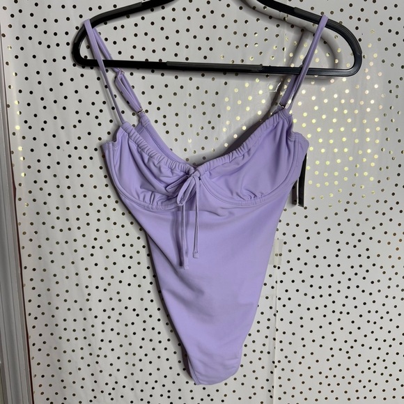 Lavender One-Piece Swimsuit - Picture 2 of 7